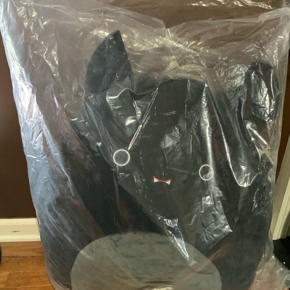 Shquishmallow Halloween, JUMBO 24”, RARE black Batt “Emily. New SEALED - Picture 3 of 5
